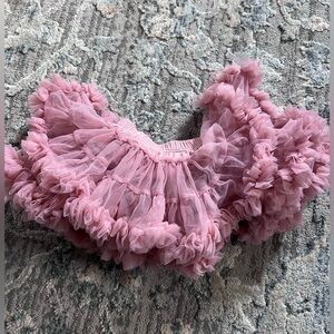 Girl’s first birthday Tutu-Mauve color size small (but will absolutely stretch)